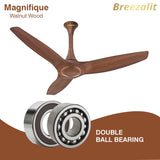 Breezalit Magnifique 3 Blades 50″ Ceiling Fan - Wooden Finish (BZ-108)