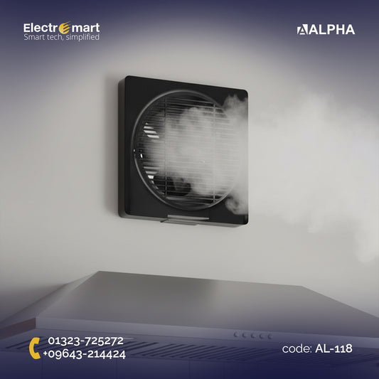 Exhaust Fan black 10" (AL-118)