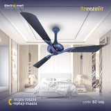 Breezalit Stella 3 blade 52″ Ceiling Fans - Titanium Blue (BZ-105)