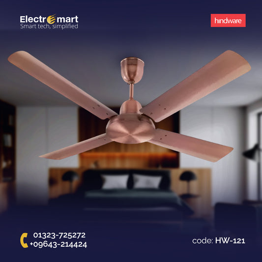 Hindware Delito 48" Luxury Ceiling Fan – Antique Copper Finish (HW-121)