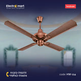 Hindware Zuri 52" Luxury Ceiling Fan Copper Finish (HW-114)