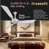 Breezalit Stella 3 blade 52″ Ceiling Fans - Titanium Blue (BZ-105)