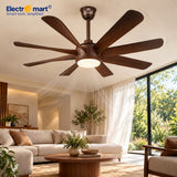 Luxury decorative ceiling fan with light for living room interior bd