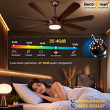 Low noise operation 35-40dB silent BLDC ceiling fan Bangladesh