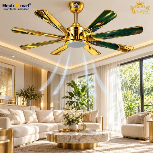 Luxara Grandeur 8 blade 62 inch BLDC ceiling fan price in Bangladesh - Electroemart luxury fan