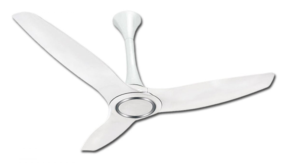 Hindware Magnifique 48 inch Pearl White Luxury Ceiling Fan with aerodynamic ABS blades and noiseless copper motor – Price in Bangladesh