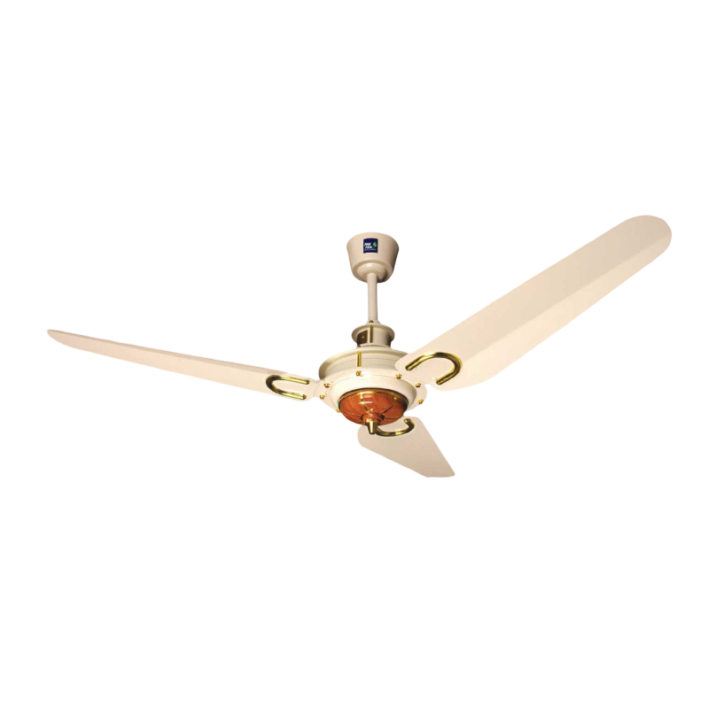 PAK Antique 56 inch Ceiling Fan (Off White) with copper motor and elegant 3-blade design – Price in Bangladesh