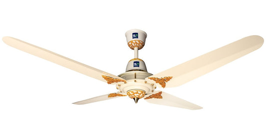 PAK Diamond Plus 56 inch Ceiling Fan (Off White) with 4 blades and copper motor – Price in Bangladesh