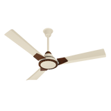 PARWAZ 56" Anchor Ceiling Fan (Off-White & Dark Wood) – 99.99% Copper Motor | 330 RPM High-Speed | Elegant Pakistani Ceiling Fan