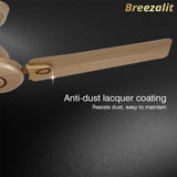 Breezalit Breeza 3 Blades 36″ Ceiling Fan - Metallic Gold (BZ-114)