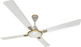 Alpha Cleo 4 Blade Signature Collection Ceiling Fan Golden Eye Ivory 56"/48" (AL-101)