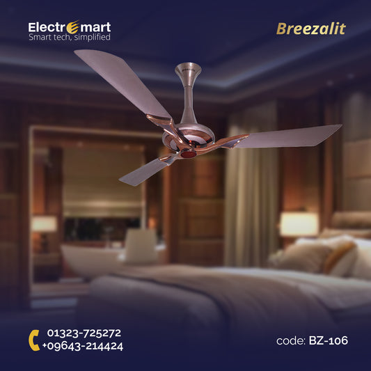 Breezalit Stella 3 blade 52″ Ceiling Fans - Coffe Bean (BZ-106)