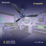 Breezalit Stella 3 blade 52″ Ceiling Fans - Titanium Blue (BZ-105)
