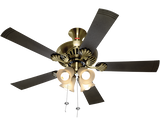 CEILING FANS Fontana Maple Antique Brass