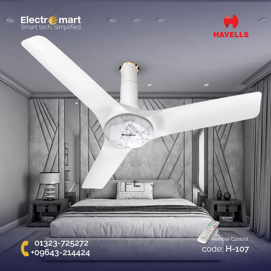 Havells Stealth Prime BLDC 48" (Marble Pearl White)