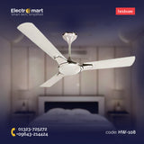 Hindware Magnum 56" Luxury Ceiling Fan – Pearl White Finish (HW-108)