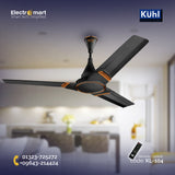 Kuhl Prima A3 3 Blades 48″ Ceiling Fan - Black (KL-104)