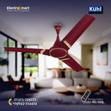 Kuhl Prima A3 3 Blades 48″ Ceiling Fan - Brown (KL-105)