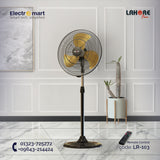 Lahore Luxury 16" Pedestal Fan (Black) | Electroemart – Premium Cooling Power