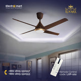Luxara Prism 52" – Premium 4-Blades Smart DC Ceiling Fan with 3-Tone LED & Multi-Platform Smart Control (LXP-102)