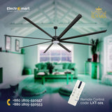 Luxara Tornado 8 Blades 100" Industrial Ceiling Fan (LXT-101) – Large Scale Airflow