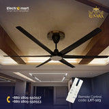 Luxara Tornado 6 Blades 80" Industrial Ceiling Fan (LXT-103) – Large Scale Airflow