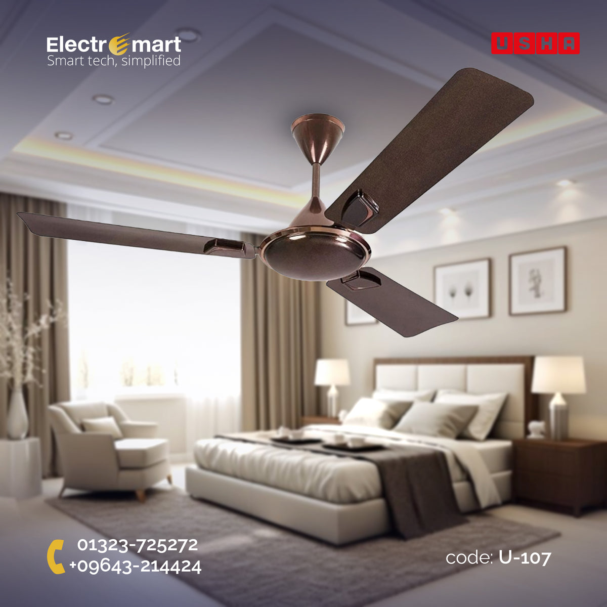 Usha Elsa 56'' (Copper Gold)