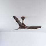 Aero Wood Roverr 52" Smart Ceiling Fan (Dark Wood, 3 Blades) – Tuya WiFi BLDC Motor Premium Wooden Ceiling Fan