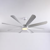 Breeze Air UL 60" Smart Ceiling Fan (White, 8 Blades) – Tuya WiFi LED Dual Light Ceiling Fan