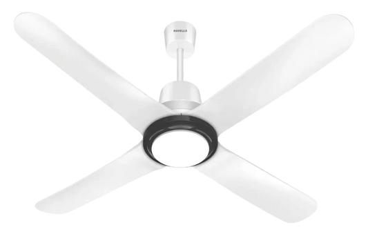 Havells Libeccio BLDC UL - 1200mm ABS Blades RF remote 4 blade Underlight Ceiling Fan (Pearl White)