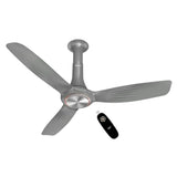 Havells Inox UL - 1200mm ABS ribbed blades Remote control IOT Enable Ceiling Fan (White)