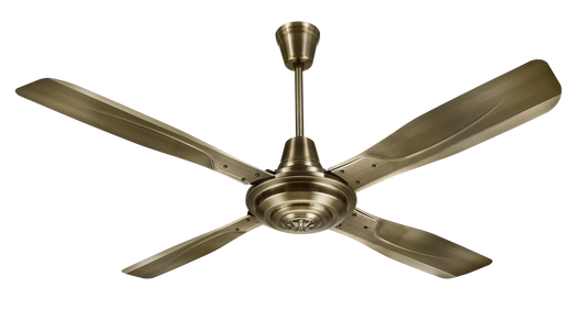 Hindware Alure 52 inch MT Brass Luxury Ceiling Fan with antique finish, copper motor, and noiseless performance – Price in Bangladesh