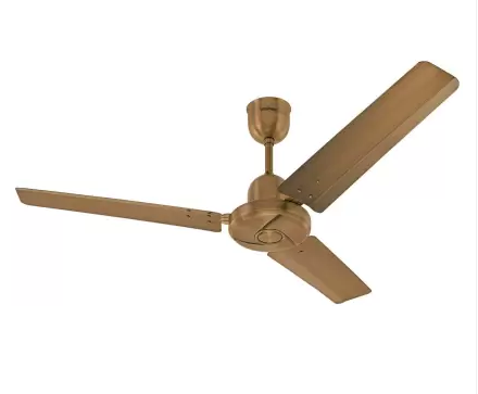 Hindware Juvo 48 inch Antique Brass Luxury Ceiling Fan with noiseless copper motor and aerodynamic 3-blade design – Price in Bangladesh