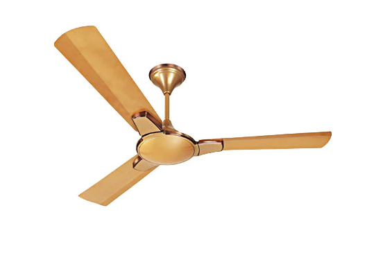 Hindware Magnum 56 inch Golden Metallic Luxury Ceiling Fan with anti-dust finish and noiseless copper motor – Price in Bangladesh