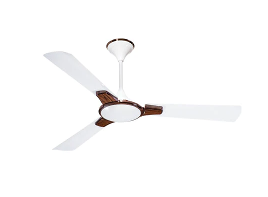 Hindware Magnum Art 56 inch Pearl White Walnut Wood Finish Luxury Ceiling Fan with anti-dust feature and noiseless copper motor – Price in Bangladesh