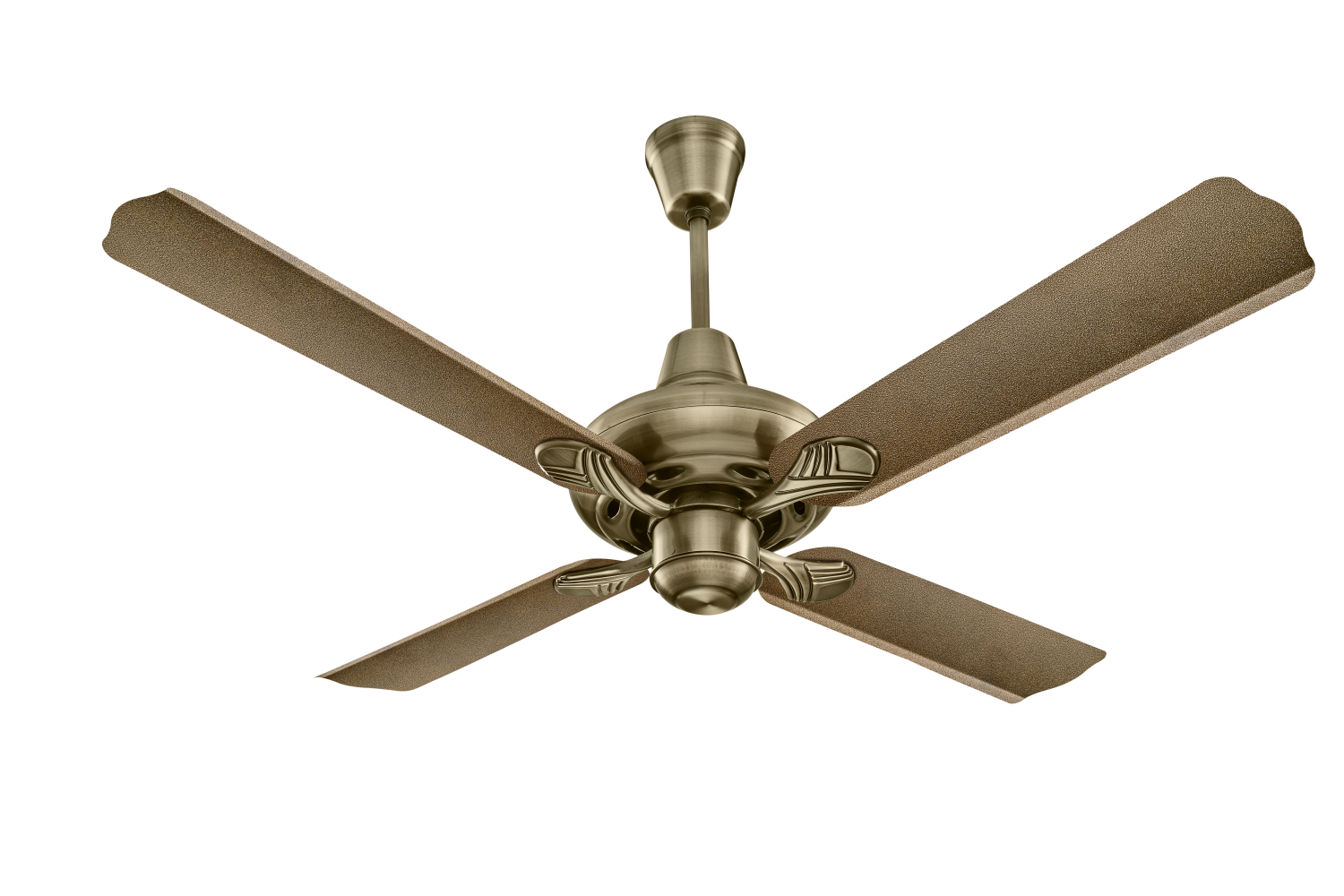 Hindware Zuri 52 inch Brass Finish Luxury Ceiling Fan with antique design and noiseless motor – Price in Bangladesh