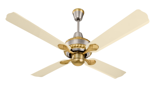 Hindware Zuri 52 inch Gold Finish Luxury Ceiling Fan with antique design and noiseless copper motor – Price in Bangladesh