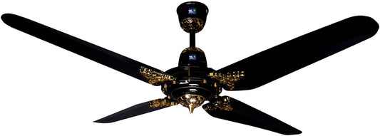 PAK Diamond Plus 56 inch Ceiling Fan (Black, 4 Blades) with copper motor and elegant high-speed design – Price in Bangladesh