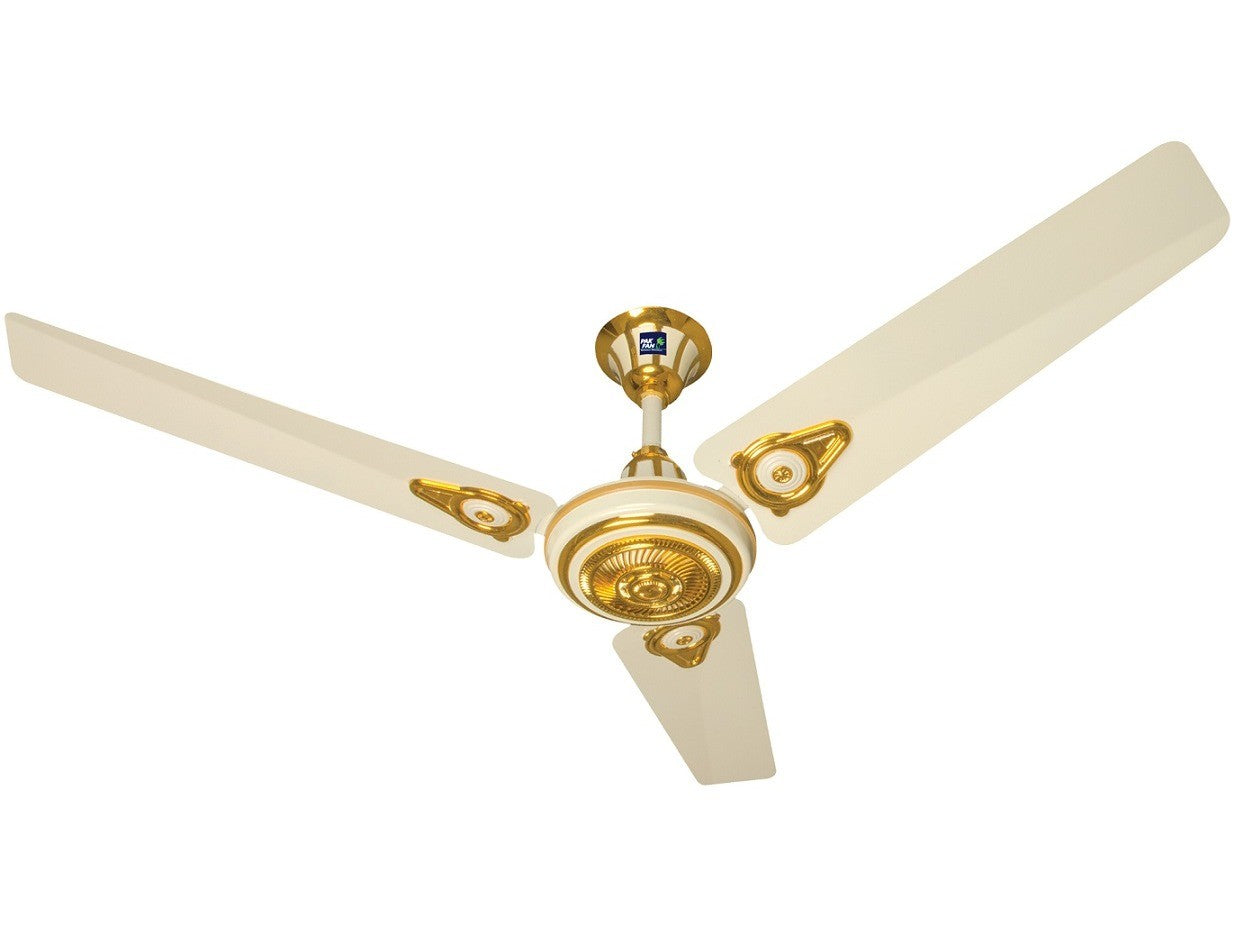 PAK Dynasty 56 inch Ceiling Fan (Off White, 3 Blades) with copper motor and elegant high-speed design – Price in Bangladesh