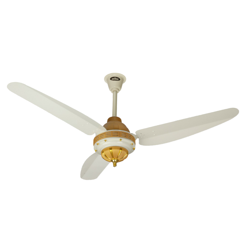 PARWAZ 56" Ventus Ceiling Fan (Off White) – 99.99% Copper Motor | 330 RPM High-Speed | Silent & Energy-Efficient Pakistani Ceiling Fan