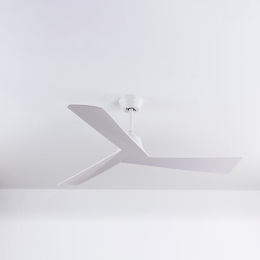 Senorita Pro 52" Smart Ceiling Fan (White, 3 Blades) – BLDC Motor, Tuya WiFi Remote Control, Elegant Modern Ceiling Fan