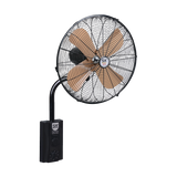 SK 20 inch High-Speed Wall Fan Black with copper motor, oscillation device, and rustproof metal body – Price in Bangladesh