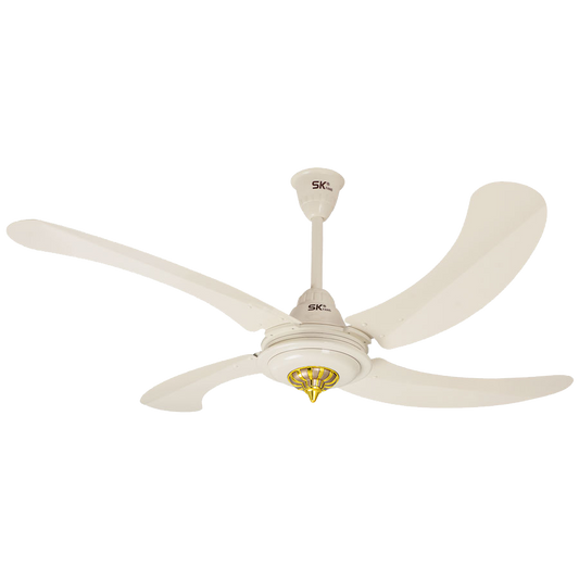SK Antique Plus 56 inch Ceiling Fan (Off White K-78) with high-speed copper motor and elegant 4-blade design – Price in Bangladesh