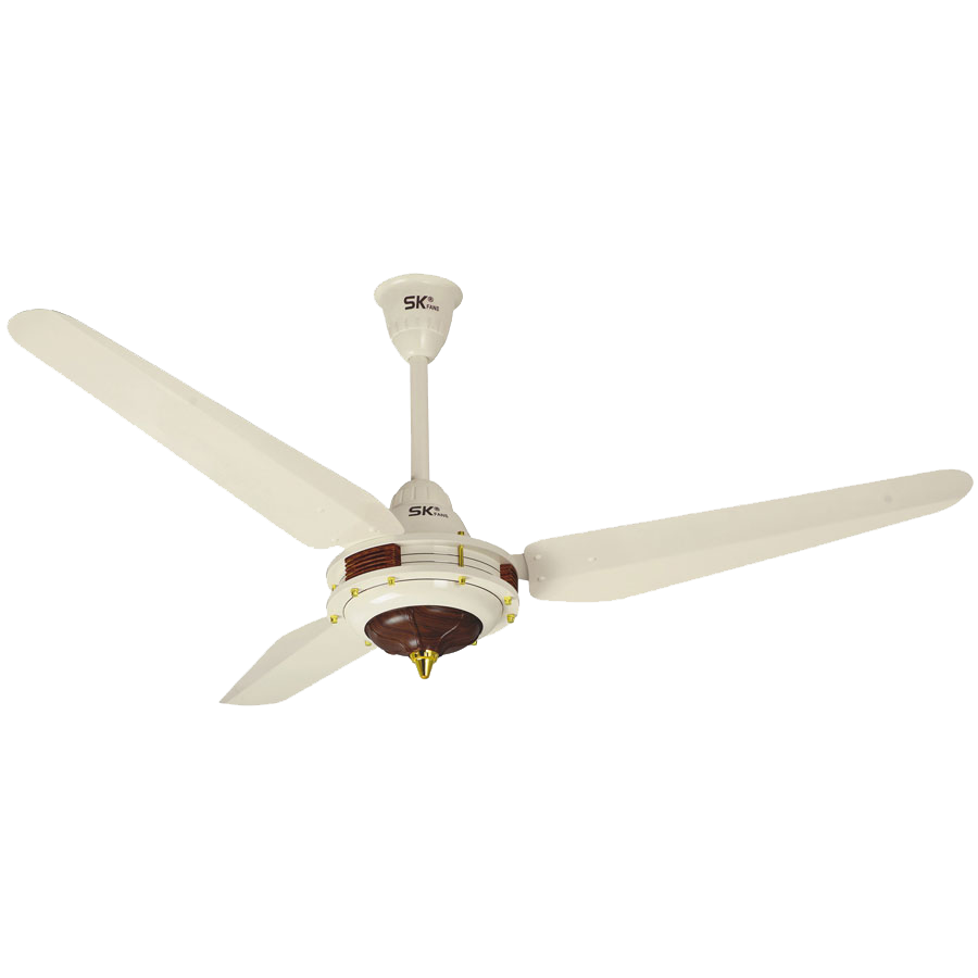 SK Caroma Plus 56 inch Ceiling Fan (Off White A2) with high-speed copper motor and elegant 3-blade design – Price in Bangladesh