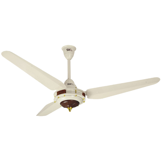 SK Caroma Plus 56 inch Ceiling Fan (Off White A2) with high-speed copper motor and elegant 3-blade design – Price in Bangladesh